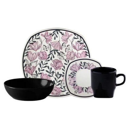 Vajilla Corona 4 Puestos Lyra