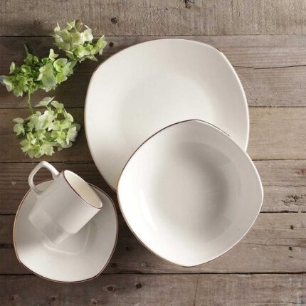 Vajilla Corona Zurich 4 Puestos/16 Piezas