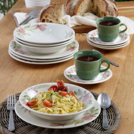 Vajilla Corona Danna 4 Puestos 16 Piezas