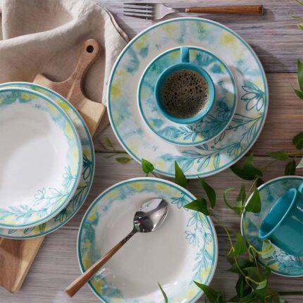 Vajilla Corona Cala 4 Puestos 16 Piezas