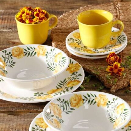 Vajilla Corona Alice 4 Puestos 16 Piezas