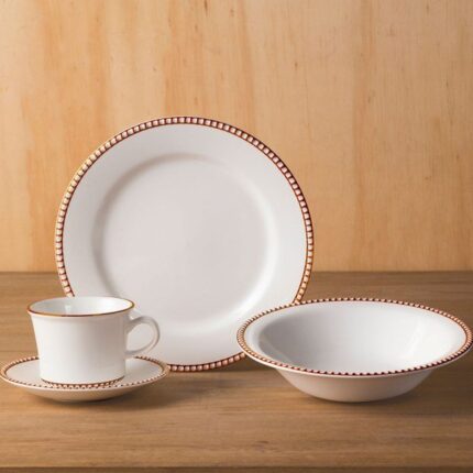 Vajilla Corona Ariana 4 Puestos 16 Piezas
