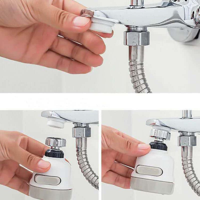 1000148803.jpg Grifo Ahorrador Agua Difusor Grifo Aireador Giratorio - Image 1