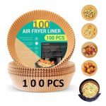 Canastilla Papel Antiadherente Air Fryer Freidora x 100 Unidades