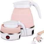 Calentador Hervidor De Agua Plegable Electrico Viaje 600ml