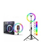 Aro De Luz RGB 33 Cm (13") + Tripode 2.10 Mts