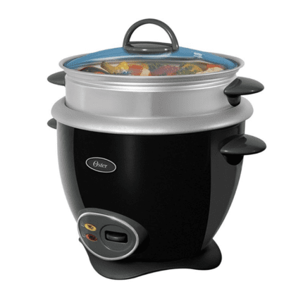 Olla Arrocera Oster negra de 1.5 Libras