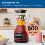Licuadora Oster 6 Velocidades + Pulso con Vaso de vidrio 1.5 litros