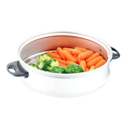 Olla Arrocera Kalley Blanca con Vaporizador