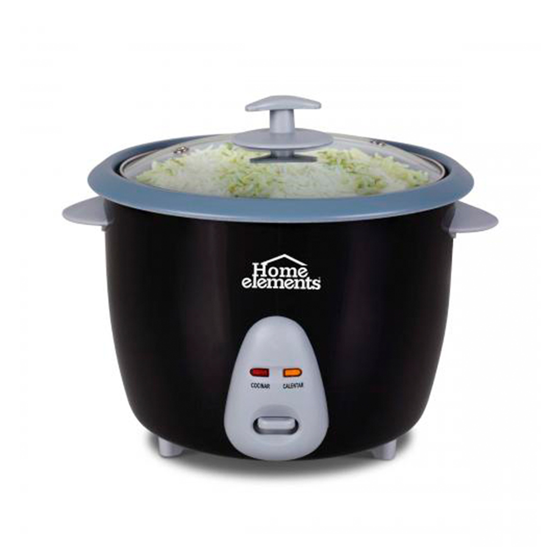 Olla arrocera Negra Home Elements 1 libra Olla arrocera Negra Home Elements 1 libra