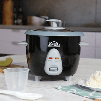 Olla arrocera Negra Home Elements 1 libra