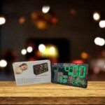 Reloj Despetador Espejo, Temperatura