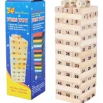 Juego Didáctico De Mesa Jenga Wiss Toys Para Niños Y Adulto