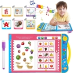 Libro Didáctico Interactivo Aprendizaje Bilingüe Para Niños