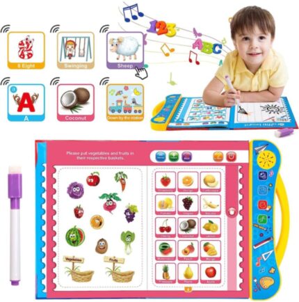 Libro Didáctico Interactivo Aprendizaje Bilingüe Para Niños