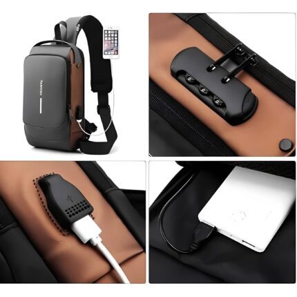 Bolso Bandolera Antirrobo Manos Libres