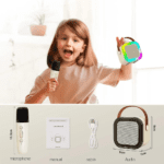 Parlante Altavoz Con Bluetooth y Micrófono Pequeño K12