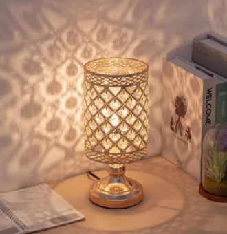 Lámpara de Cristales Para Mesa De Noche