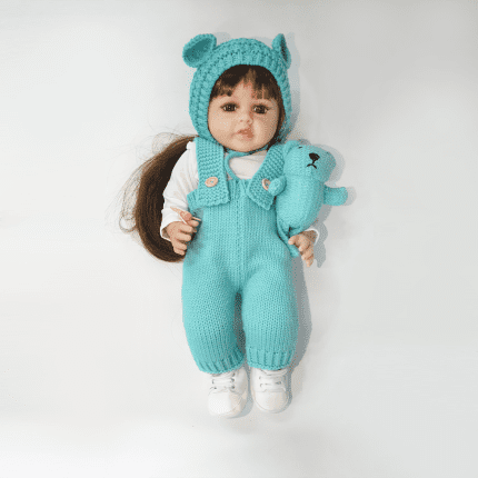 Muñeca Bebé Real de Silicona - 6 Sonidos