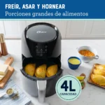 Freidora de aire digital Oster con capacidad de 4L