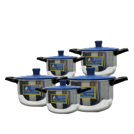 Juego De Ollas Onava x5 De 14 A 22 Cms