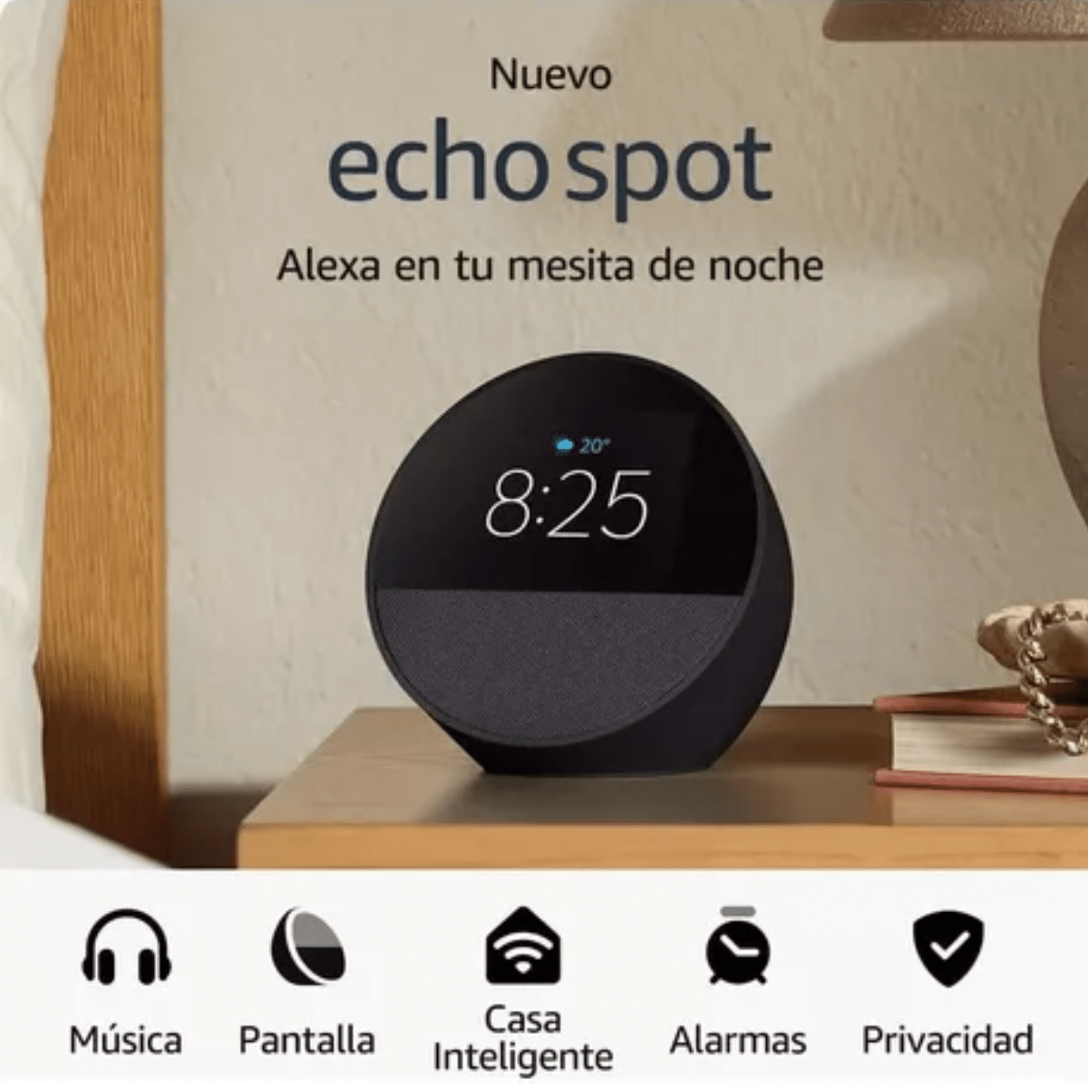 SPOT-N3 Alexa Echo Spot - Image 1