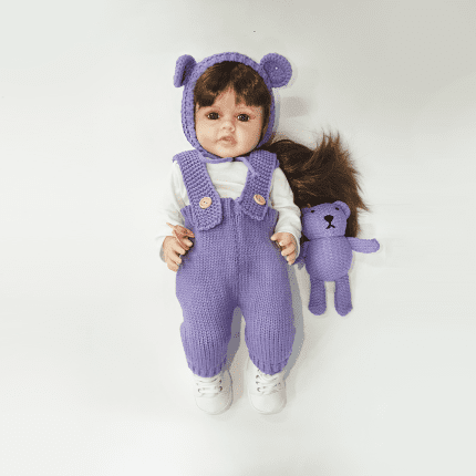 Muñeca Bebé Real de Silicona - 6 Sonidos