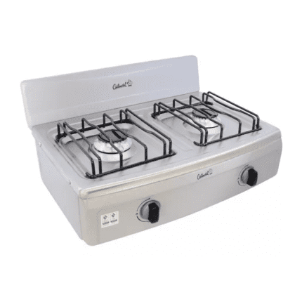 Fogon 2 Puestos Gas Continental Acero