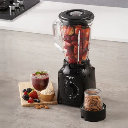 Licuadora Esencial Mix UNIVERSAL vaso de vidrio + vaso picatodo